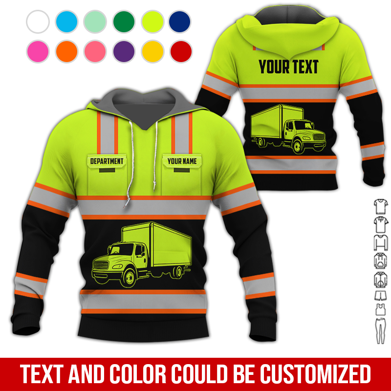 Custom Box Truck 3D Hoodie - photo 5