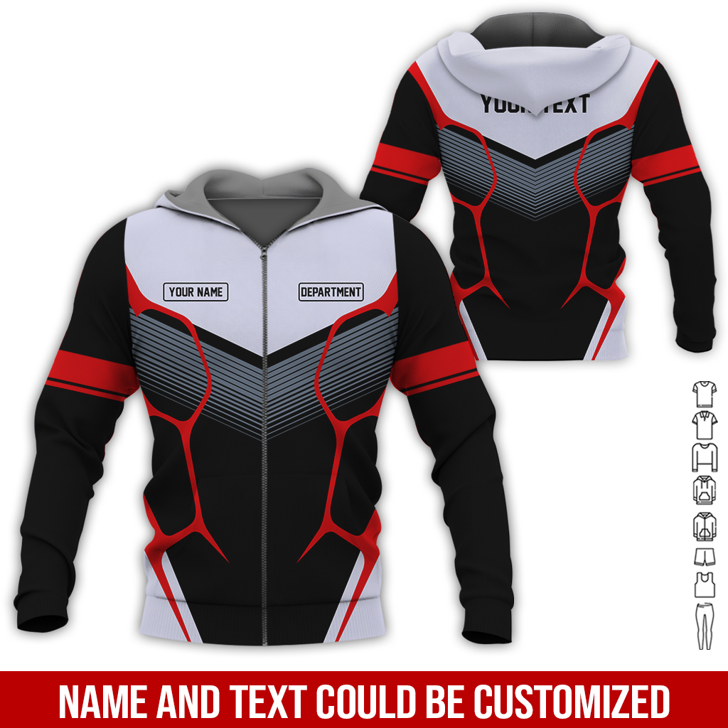 6107387-personalized-name-uniform-3d-all-over-printed-clothes-gl161-15.jpg Custom Uniform 3D Hoodie - photo 15