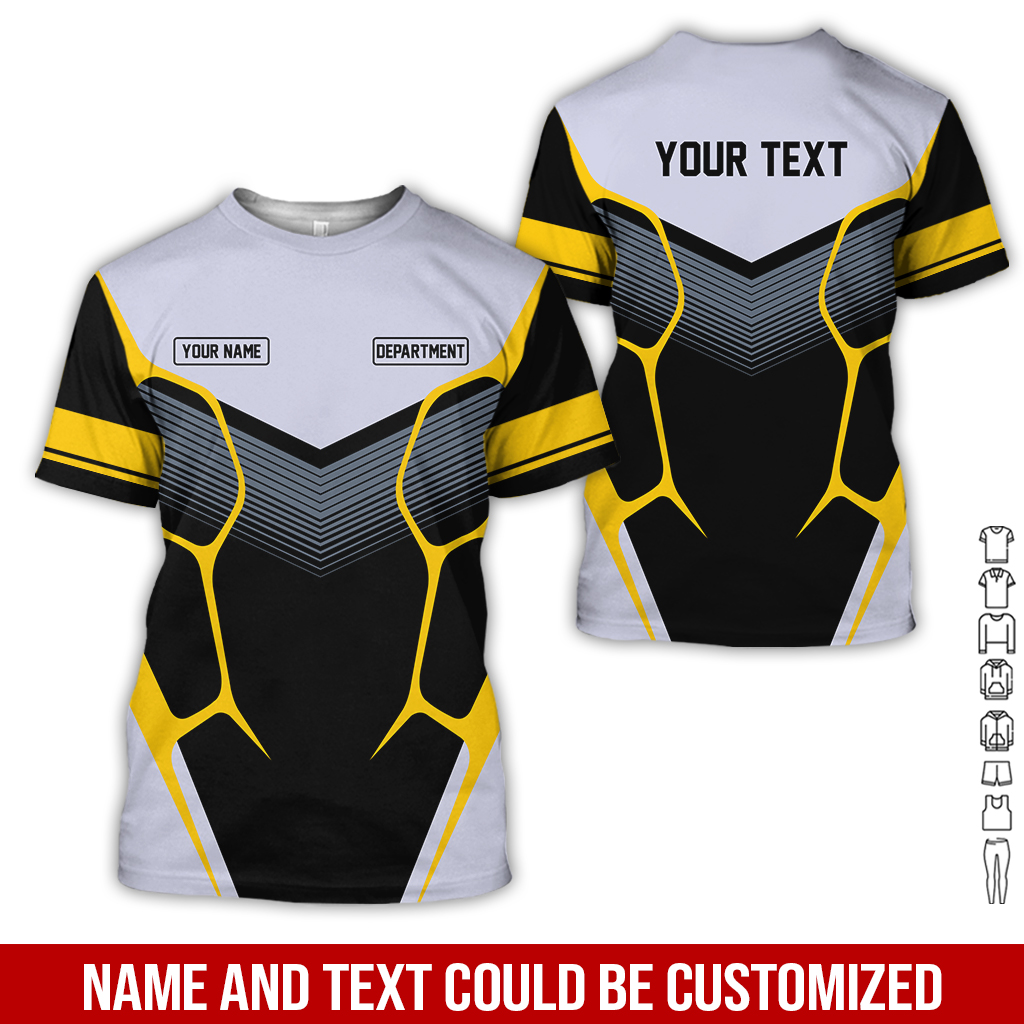 6107387-personalized-name-uniform-3d-all-over-printed-clothes-gl161-19.jpg Custom Uniform 3D Hoodie - photo 19