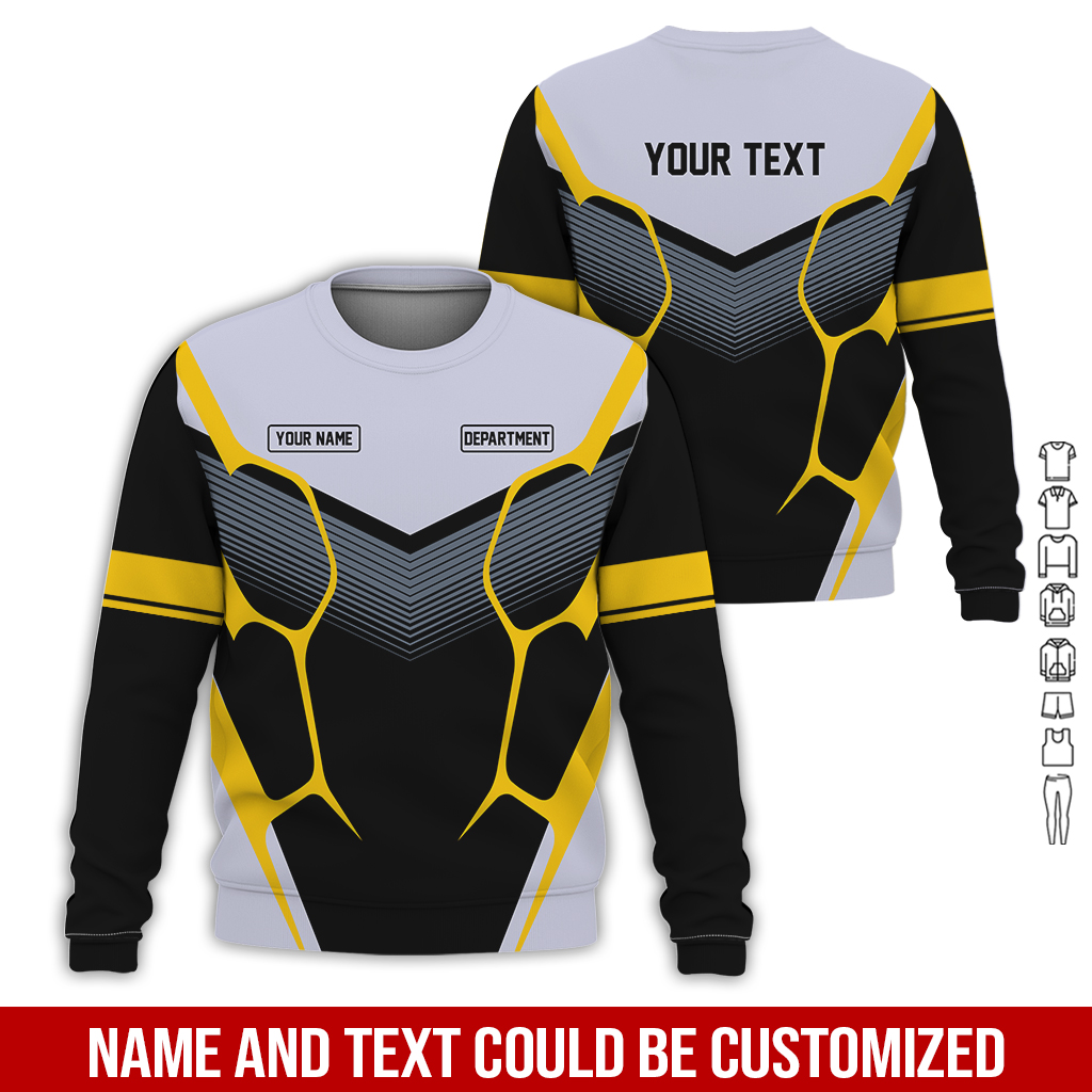 6107387-personalized-name-uniform-3d-all-over-printed-clothes-gl161-22.jpg Custom Uniform 3D Hoodie - photo 22