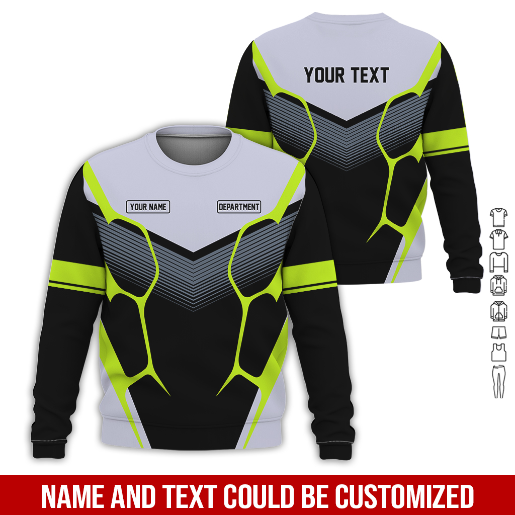 6107387-personalized-name-uniform-3d-all-over-printed-clothes-gl161-4.jpg Custom Uniform 3D Hoodie - photo 4