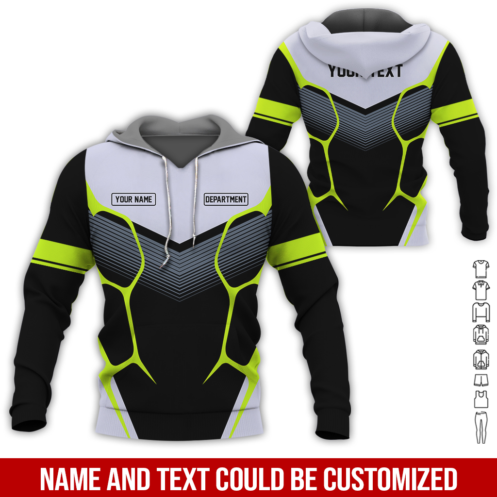 6107387-personalized-name-uniform-3d-all-over-printed-clothes-gl161-5.jpg Custom Uniform 3D Hoodie - photo 5