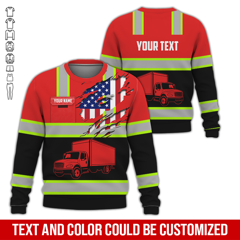 Custom Box Truck 3D Hoodie - photo 5
