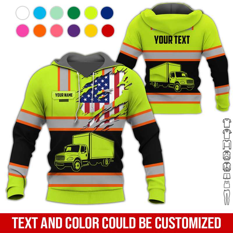 Custom Box Truck 3D Hoodie - photo 5