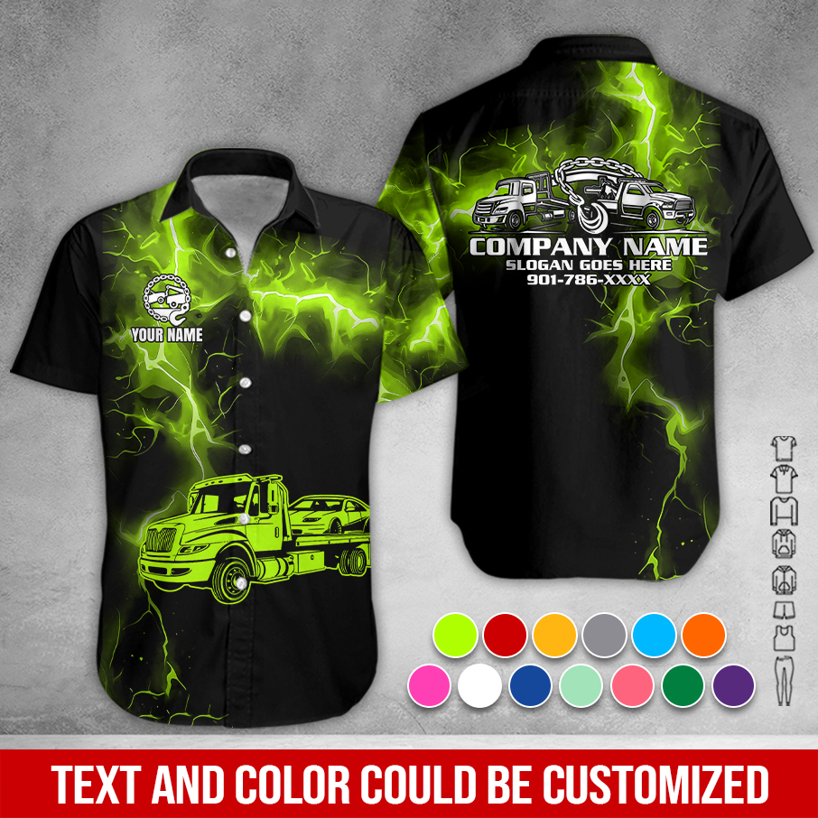 Custom Name and Color Tow Truck Driver Uniform - photo 3