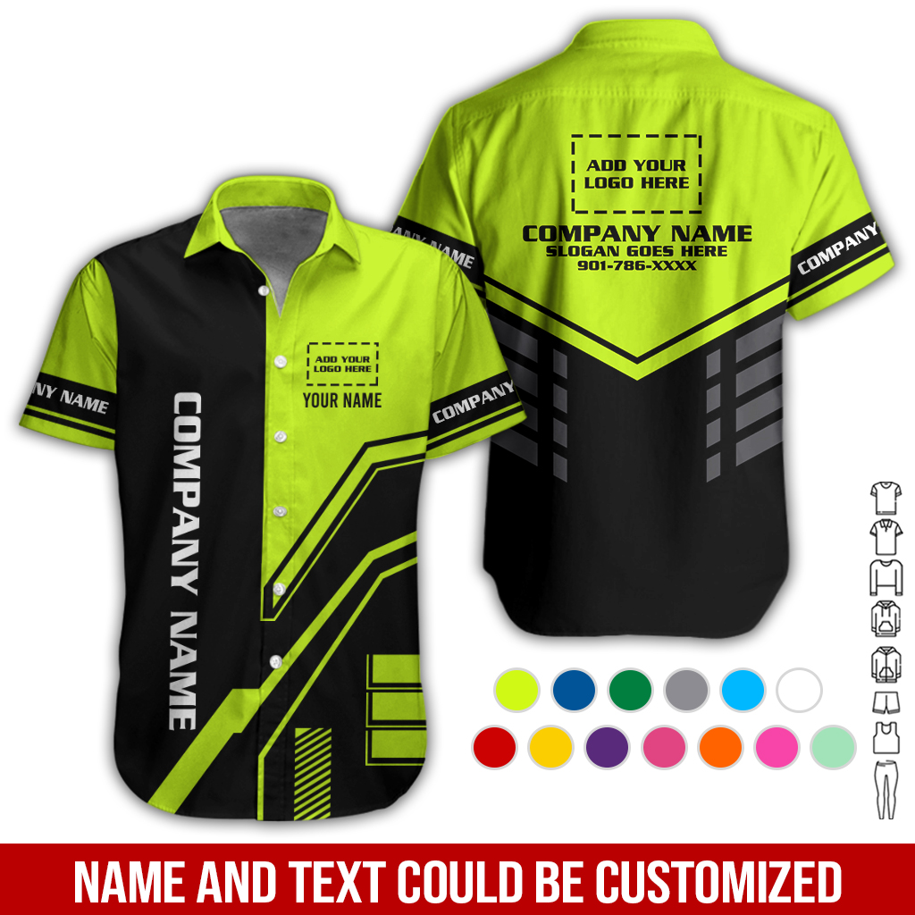 Custom Company Brand Uniform Shirt – Custom Name, - photo 3