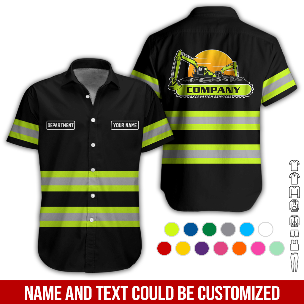 Custom Excavator 3D Hoodie - photo 3