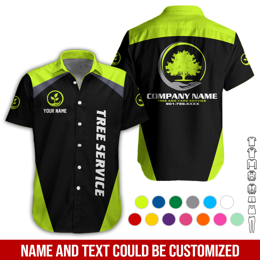 Custom Tree Service 3D Quarter Zip Hoodie - photo 3
