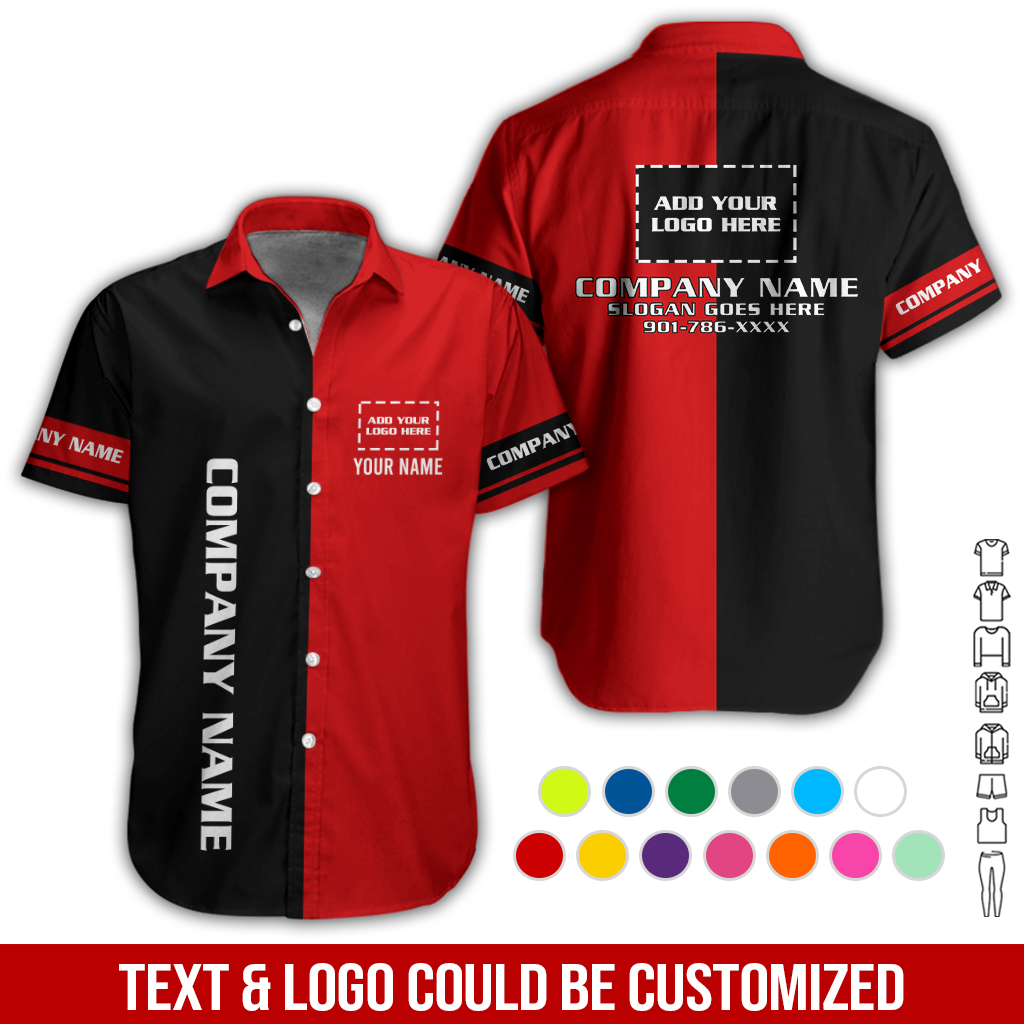 Custom Company Brand Uniform Shirt – Custom Name, - photo 12
