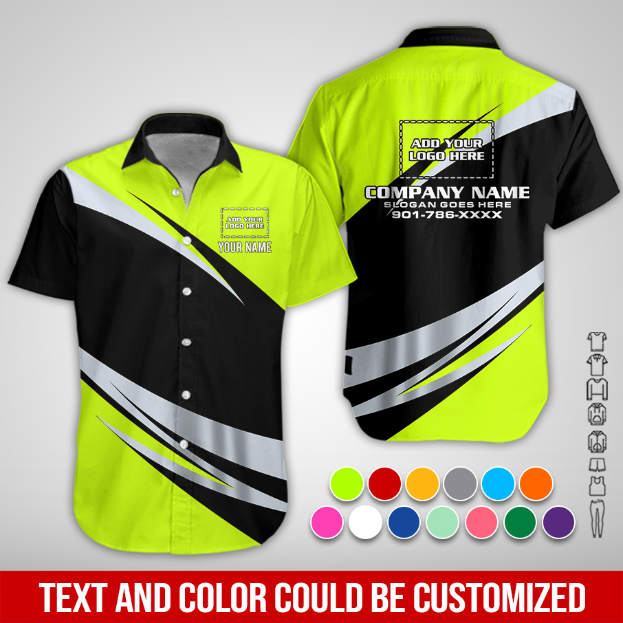 Custom Company Brand Uniform Shirt – Custom Name, - photo 120