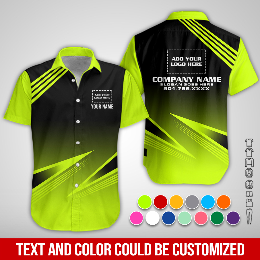 Custom Company Brand Uniform Shirt – Custom Name, - photo 3