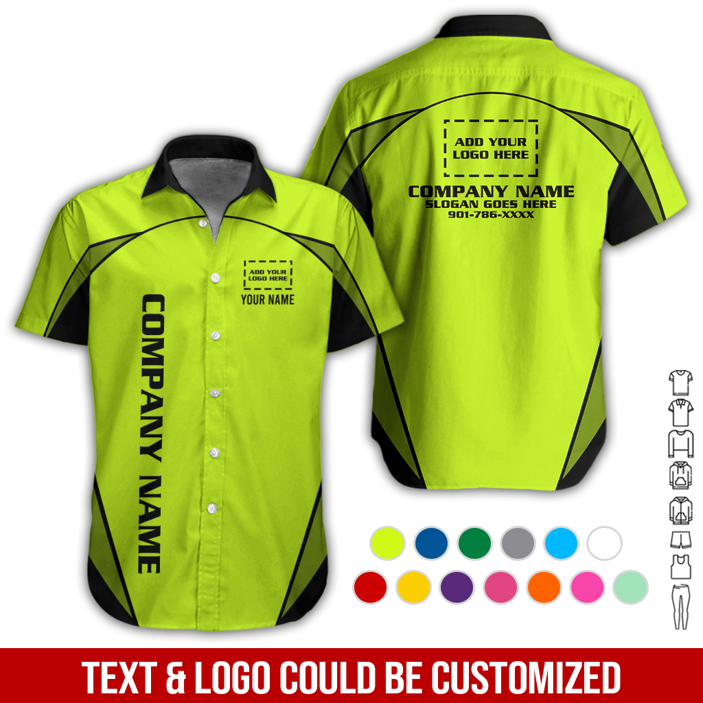 Custom Company Brand Uniform Shirt – Custom Name, - photo 3