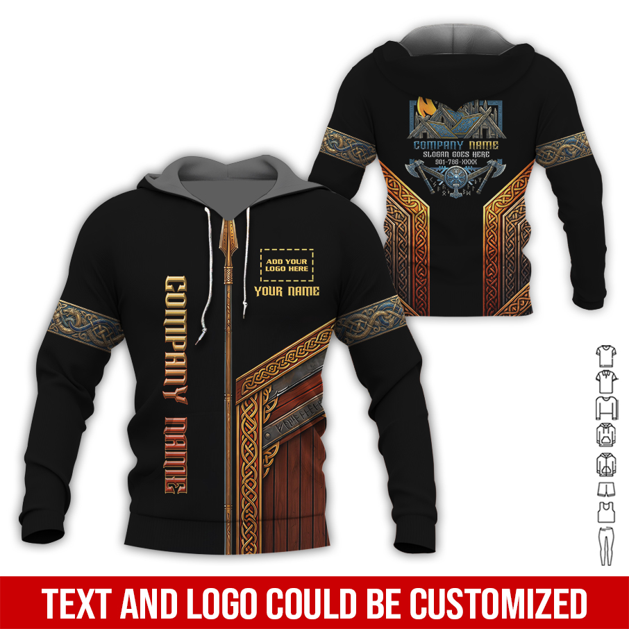 Custom Vikings Uniform Hoodie - photo 5