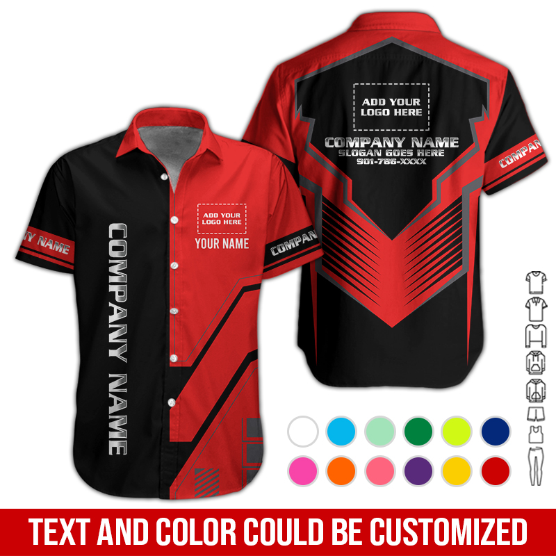 Custom Company Brand Uniform Shirt – Custom Name, - photo 16