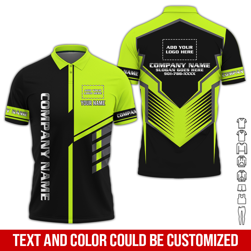 6126336-custom-company-brand-uniform-shirt-personalized-name-logo-colors-da35-2.jpg Custom Company Brand Uniform Shirt – Custom Name, - photo 2