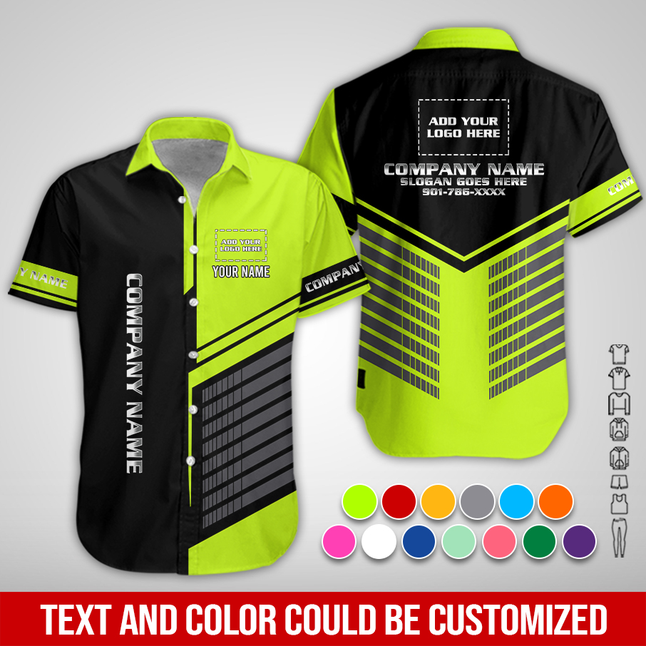Custom Company Brand Uniform Shirt – Custom Name, - photo 237