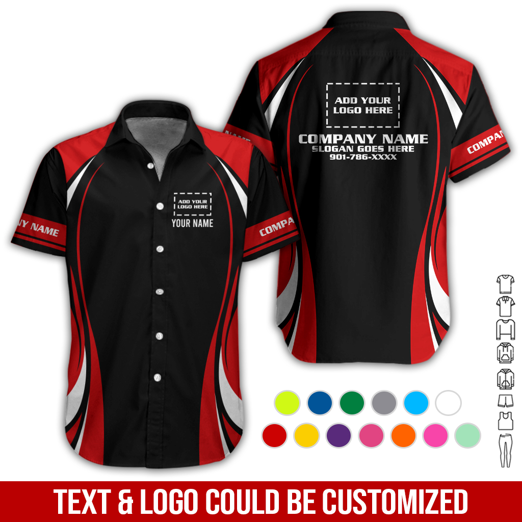 Custom Company Brand Uniform Shirt – Custom Name, - photo 12