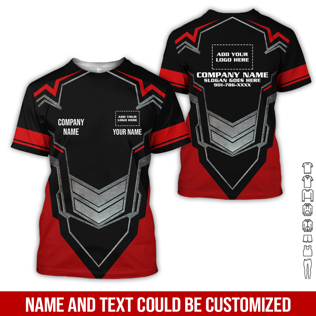 6135364-custom-company-brand-uniform-shirt-personalized-name-logo-colors-gl189-10.jpg Custom Company Brand Uniform Shirt – Custom Name, - photo 10