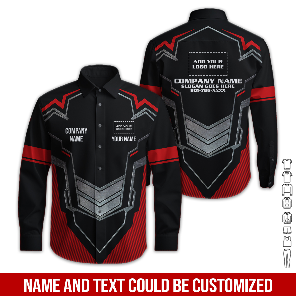 6135364-custom-company-brand-uniform-shirt-personalized-name-logo-colors-gl189-16.jpg Custom Company Brand Uniform Shirt – Custom Name, - photo 16