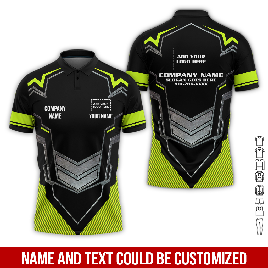 6135364-custom-company-brand-uniform-shirt-personalized-name-logo-colors-gl189-2.jpg Custom Company Brand Uniform Shirt – Custom Name, - photo 2