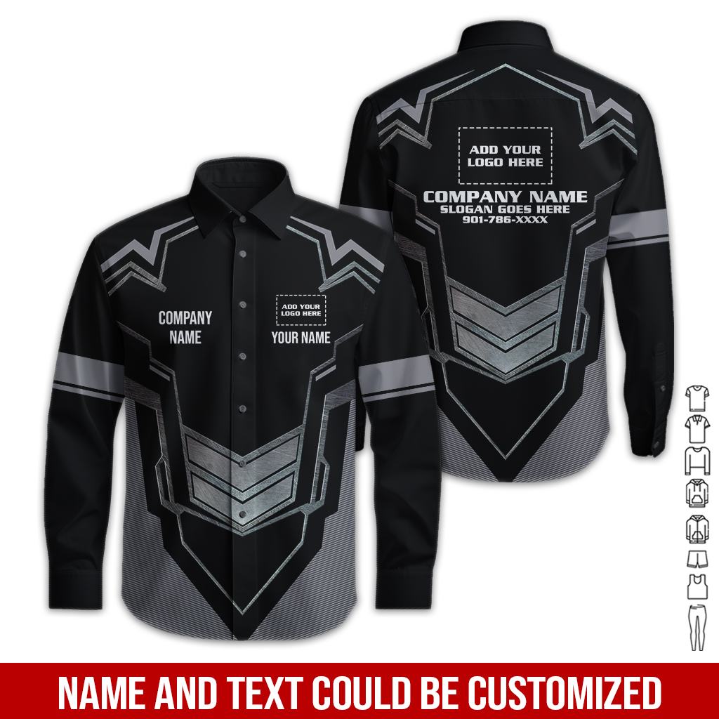 6135364-custom-company-brand-uniform-shirt-personalized-name-logo-colors-gl189-34.jpg Custom Company Brand Uniform Shirt – Custom Name, - photo 34