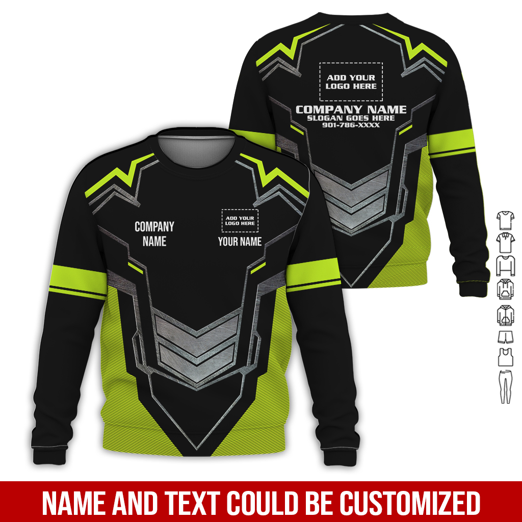 6135364-custom-company-brand-uniform-shirt-personalized-name-logo-colors-gl189-4.jpg Custom Company Brand Uniform Shirt – Custom Name, - photo 4