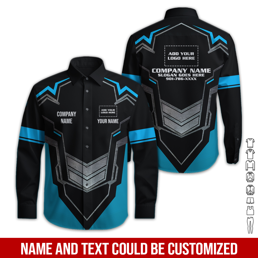 6135364-custom-company-brand-uniform-shirt-personalized-name-logo-colors-gl189-43.jpg Custom Company Brand Uniform Shirt – Custom Name, - photo 43