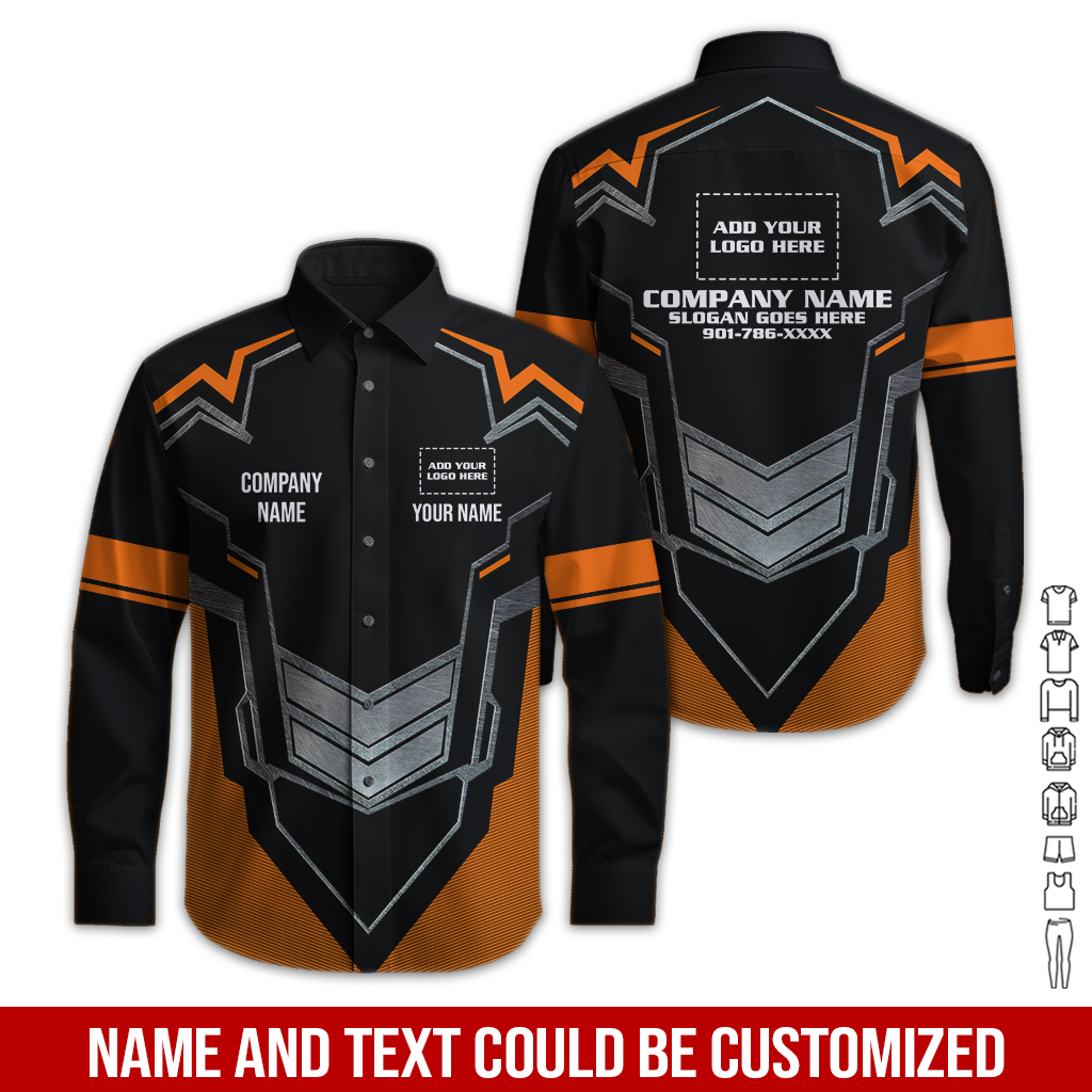 6135364-custom-company-brand-uniform-shirt-personalized-name-logo-colors-gl189-52.jpg Custom Company Brand Uniform Shirt – Custom Name, - photo 52