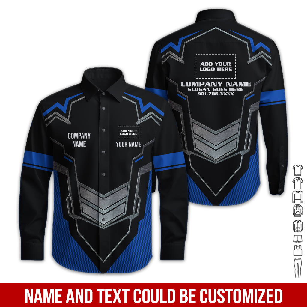 6135364-custom-company-brand-uniform-shirt-personalized-name-logo-colors-gl189-79.jpg Custom Company Brand Uniform Shirt – Custom Name, - photo 79