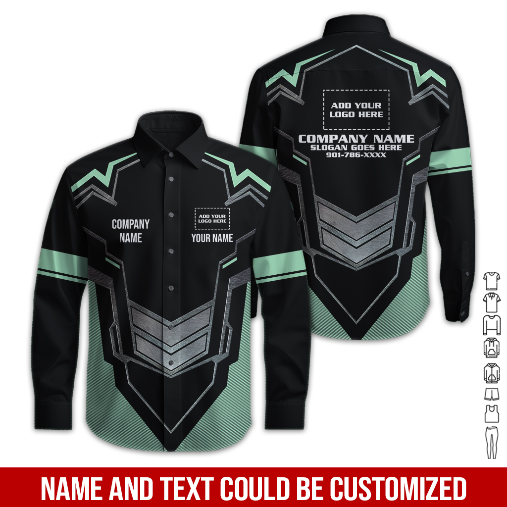 6135364-custom-company-brand-uniform-shirt-personalized-name-logo-colors-gl189-88.jpg Custom Company Brand Uniform Shirt – Custom Name, - photo 88