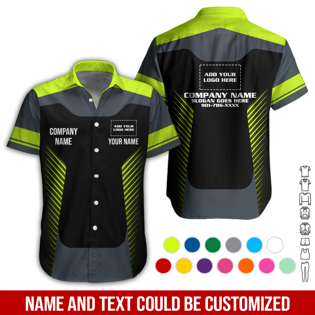 Custom Company Brand Uniform Shirt – Custom Name, - photo 3