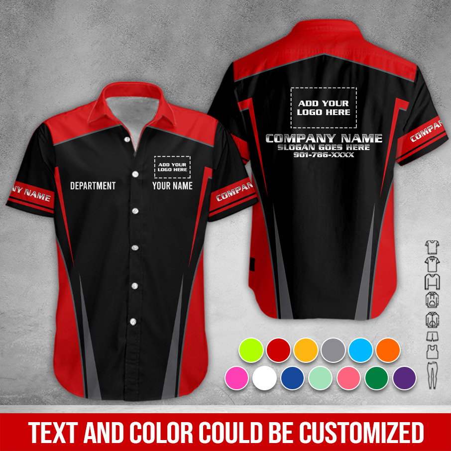 6138059-custom-company-brand-uniform-shirt-personalized-name-logo-colors-am989-12.jpg Custom Company Brand Uniform Shirt – Custom Name, - photo 12