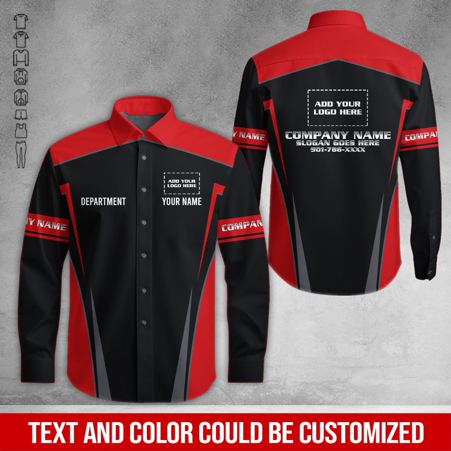 6138059-custom-company-brand-uniform-shirt-personalized-name-logo-colors-am989-16.jpg Custom Company Brand Uniform Shirt – Custom Name, - photo 16