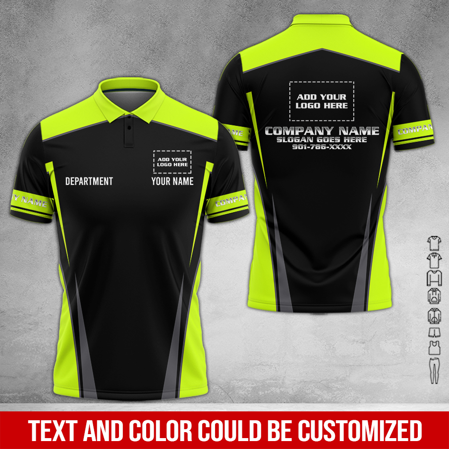 6138059-custom-company-brand-uniform-shirt-personalized-name-logo-colors-am989-2.jpg Custom Company Brand Uniform Shirt – Custom Name, - photo 2
