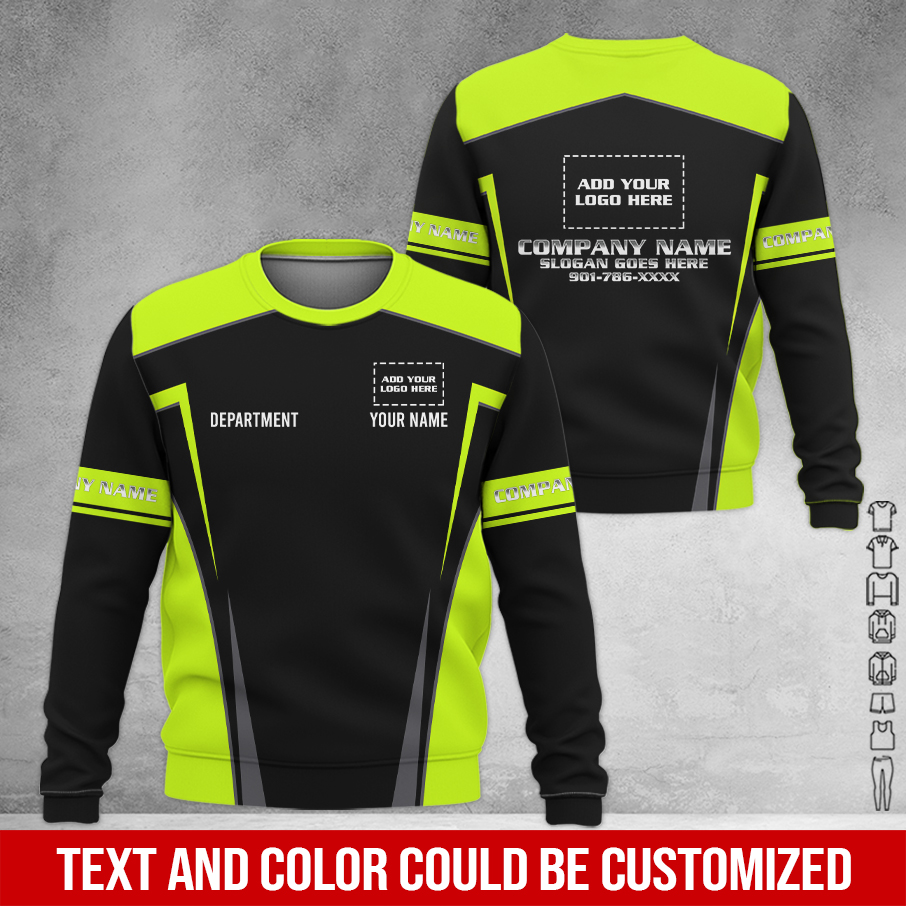 6138059-custom-company-brand-uniform-shirt-personalized-name-logo-colors-am989-4.jpg Custom Company Brand Uniform Shirt – Custom Name, - photo 4