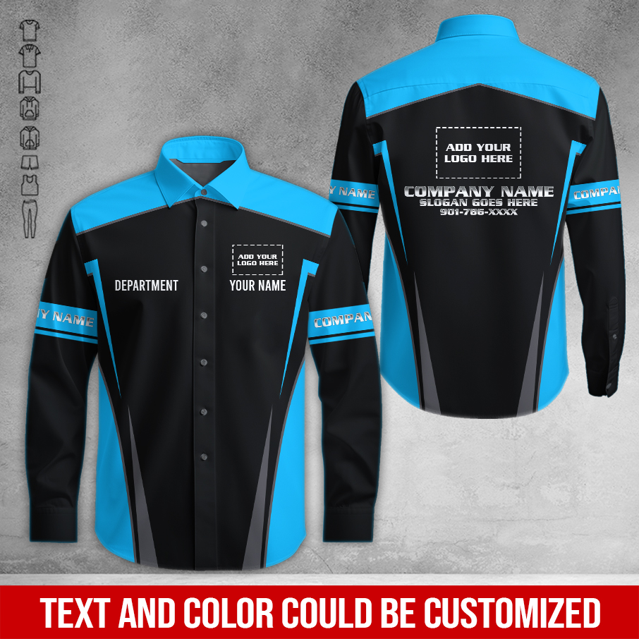 6138059-custom-company-brand-uniform-shirt-personalized-name-logo-colors-am989-43.jpg Custom Company Brand Uniform Shirt – Custom Name, - photo 43