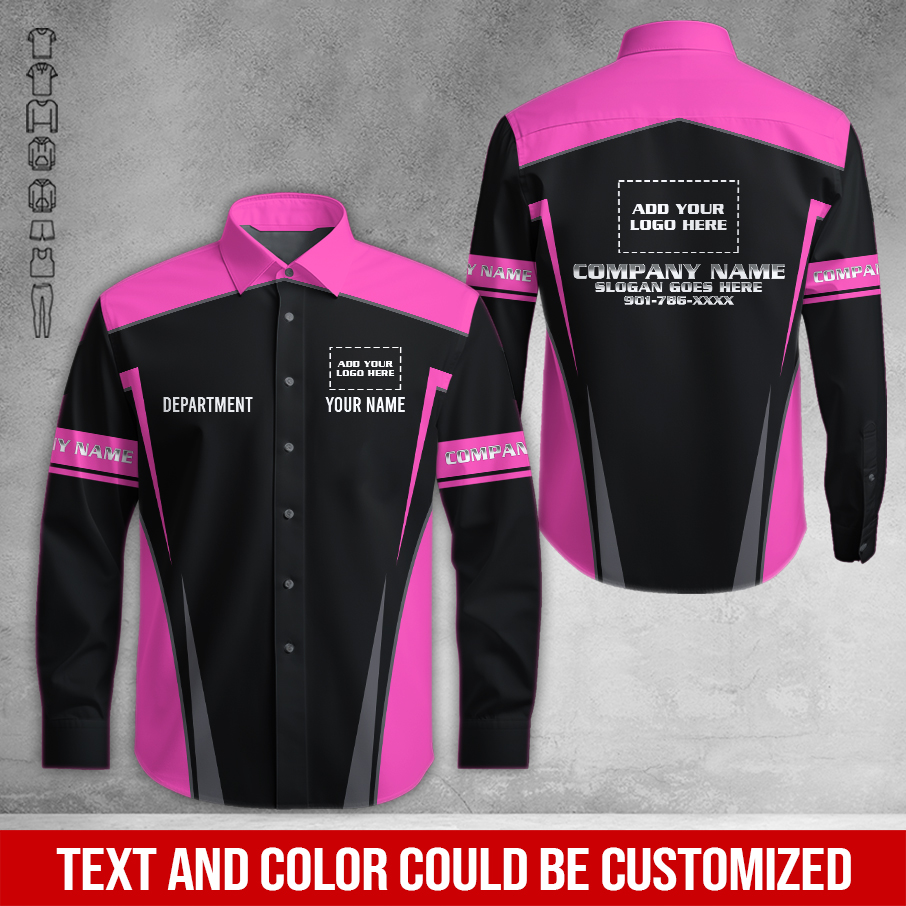 6138059-custom-company-brand-uniform-shirt-personalized-name-logo-colors-am989-61.jpg Custom Company Brand Uniform Shirt – Custom Name, - photo 61