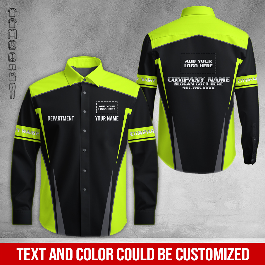 6138059-custom-company-brand-uniform-shirt-personalized-name-logo-colors-am989-7.jpg Custom Company Brand Uniform Shirt – Custom Name, - photo 7