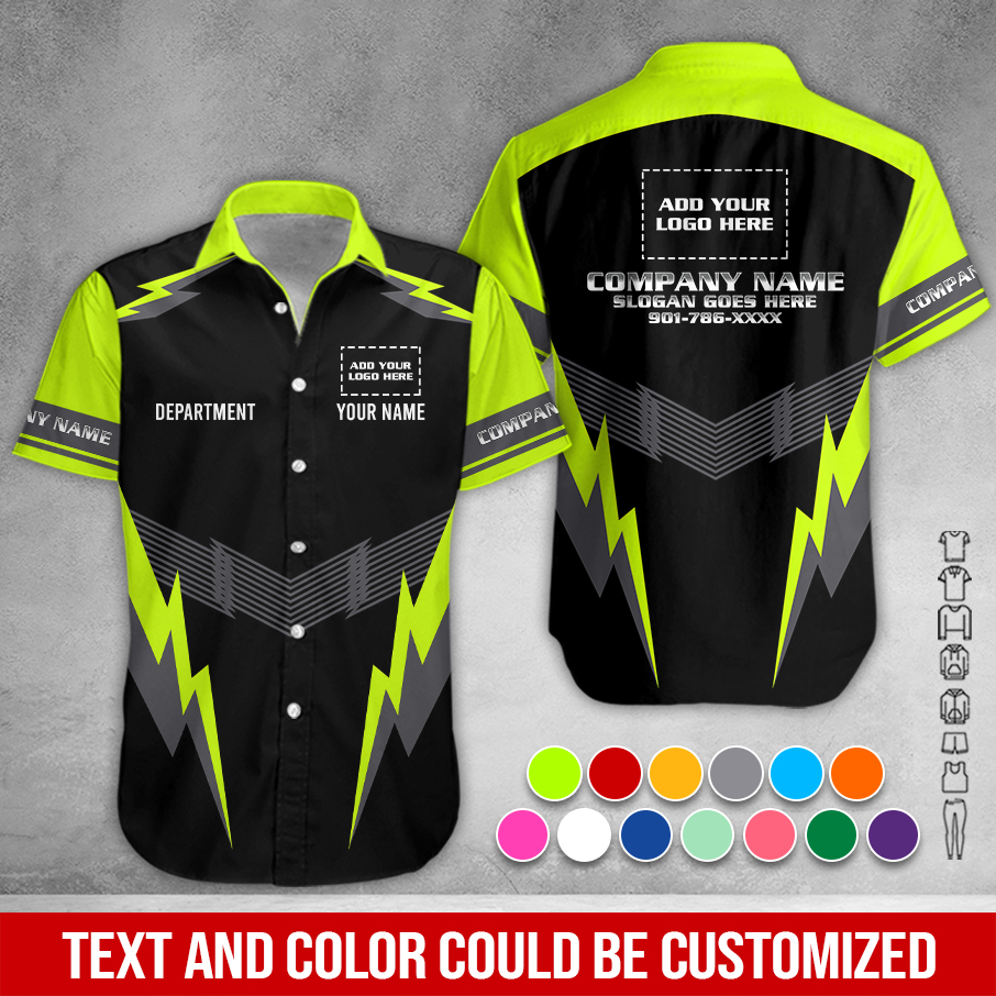 Custom Company Brand Uniform Shirt – Custom Name, - photo 120