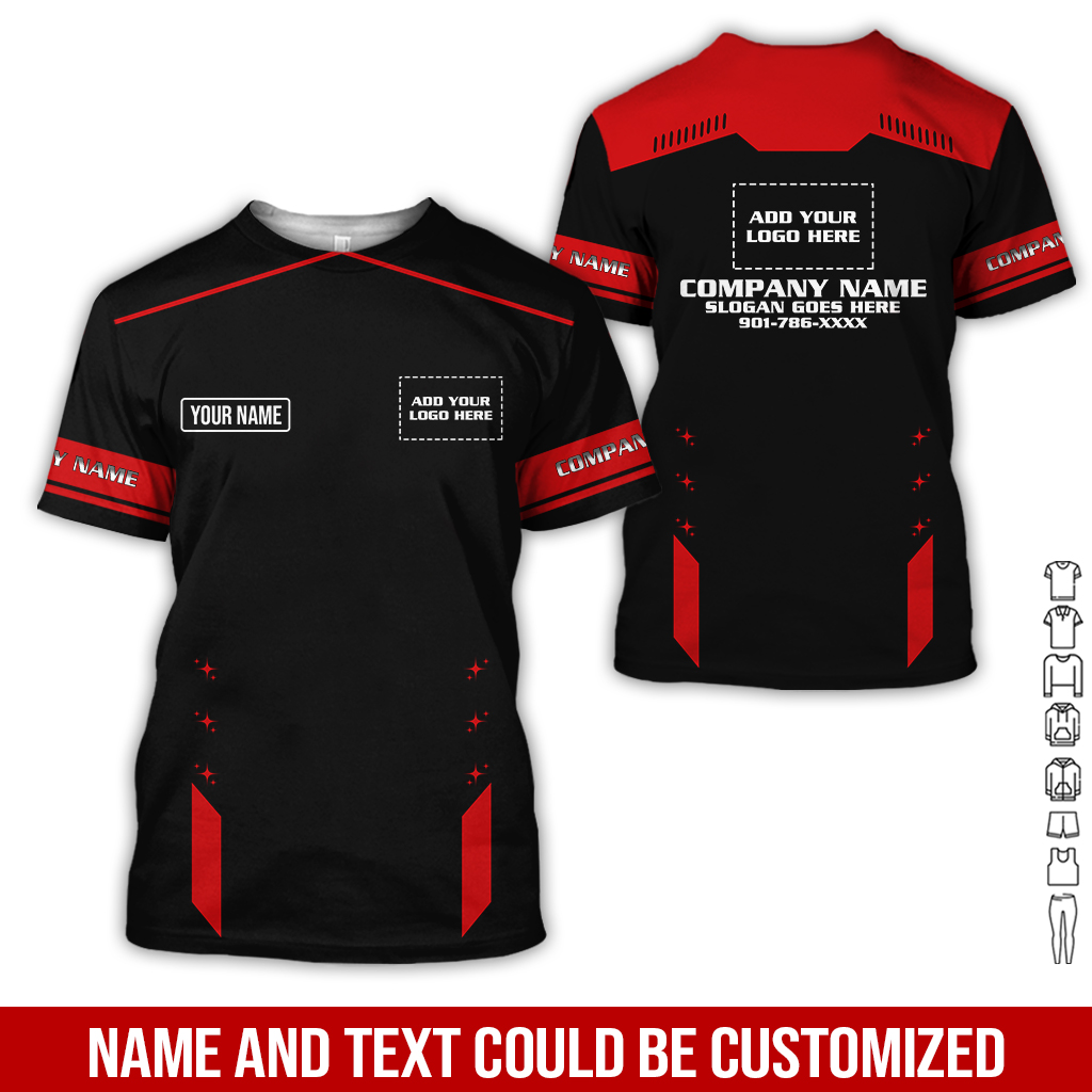 6141638-custom-company-brand-uniform-shirt-personalized-name-logo-colors-gl197-10.jpg Custom Company Brand Uniform Shirt – Custom Name, - photo 10