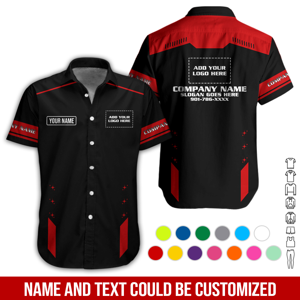 6141638-custom-company-brand-uniform-shirt-personalized-name-logo-colors-gl197-12.jpg Custom Company Brand Uniform Shirt – Custom Name, - photo 12
