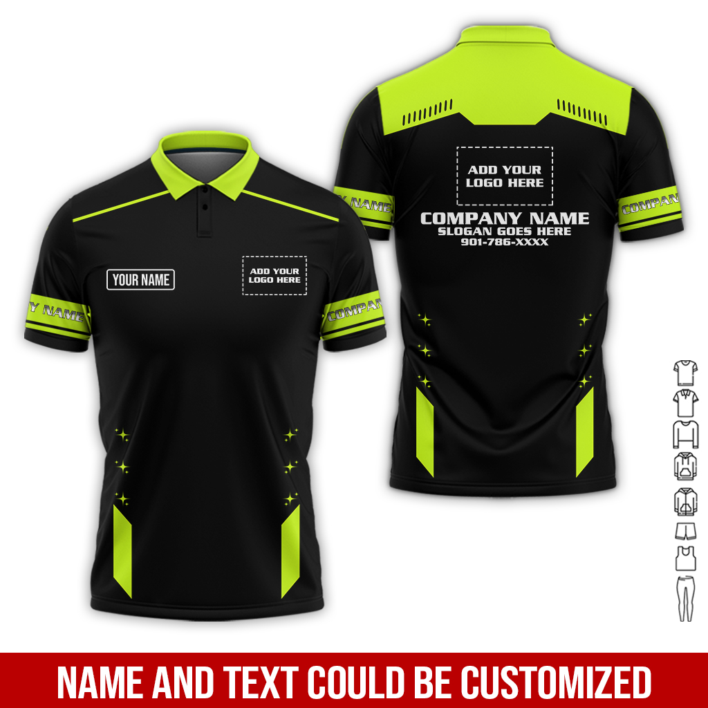 6141638-custom-company-brand-uniform-shirt-personalized-name-logo-colors-gl197-2.jpg Custom Company Brand Uniform Shirt – Custom Name, - photo 2