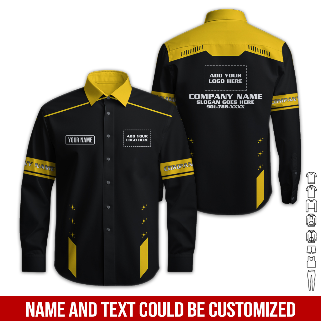 6141638-custom-company-brand-uniform-shirt-personalized-name-logo-colors-gl197-25.jpg Custom Company Brand Uniform Shirt – Custom Name, - photo 25