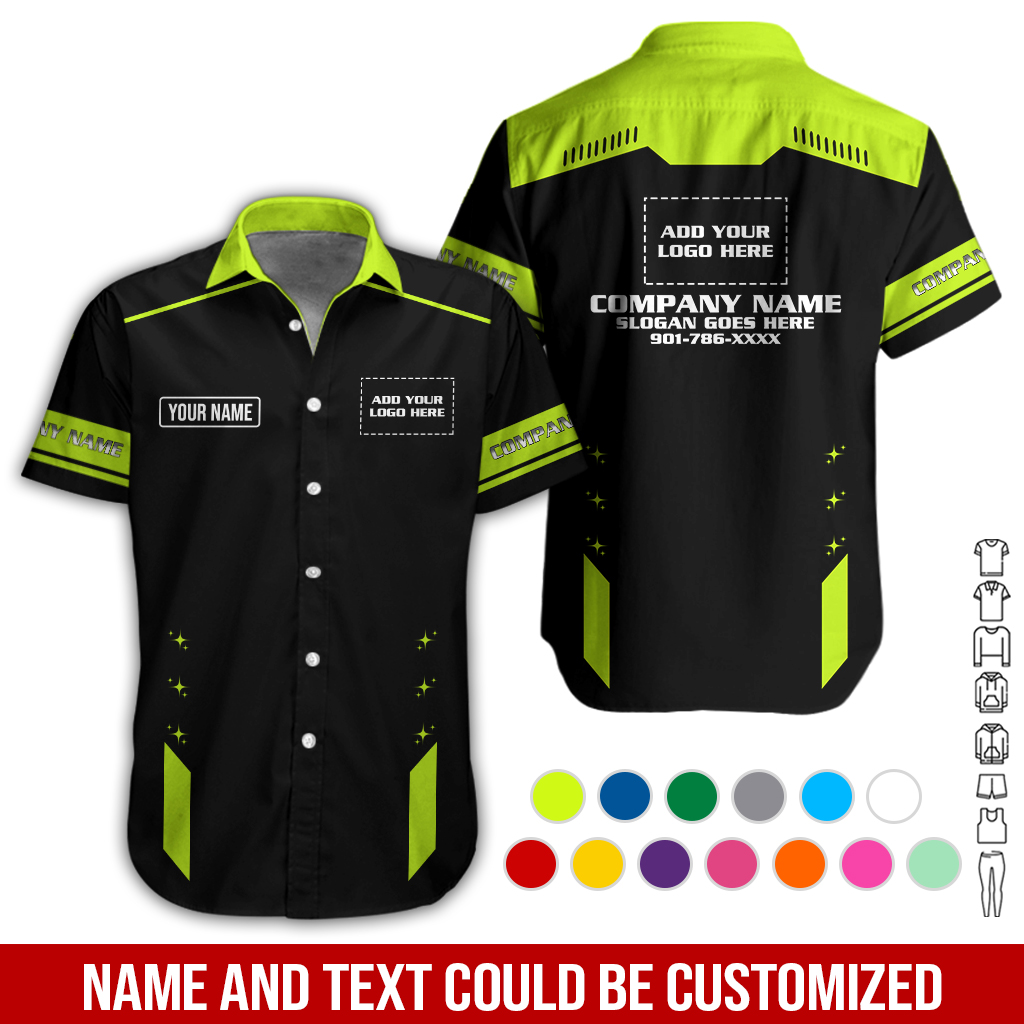 Custom Company Brand Uniform Shirt – Custom Name, - photo 3