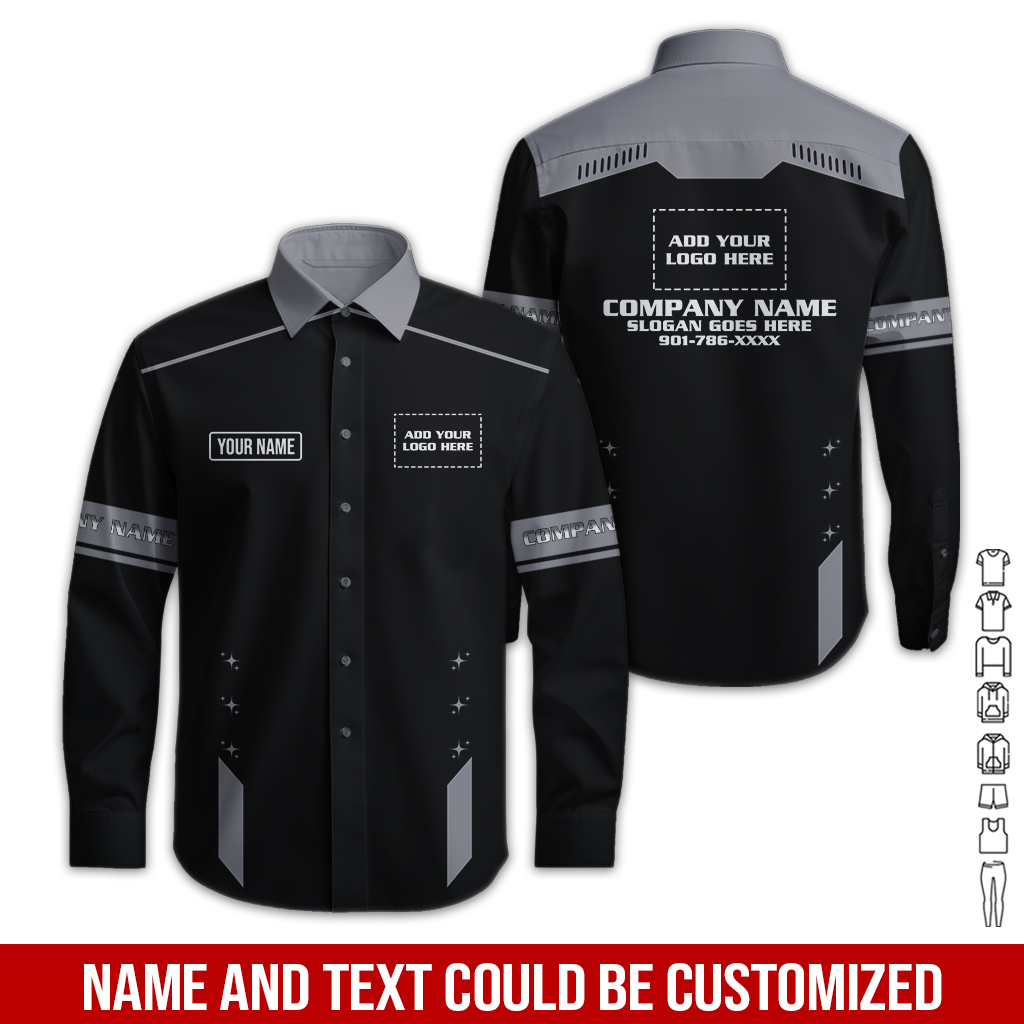 6141638-custom-company-brand-uniform-shirt-personalized-name-logo-colors-gl197-34.jpg Custom Company Brand Uniform Shirt – Custom Name, - photo 34