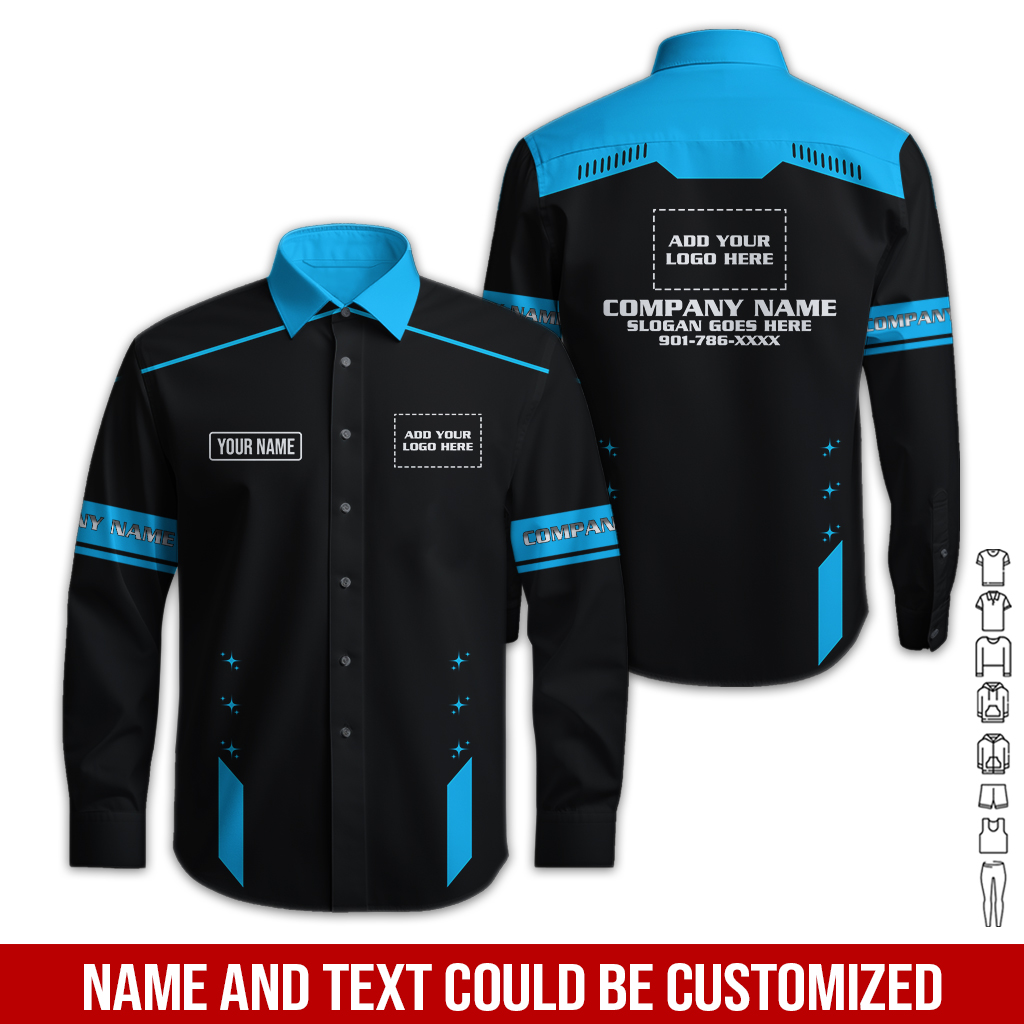 6141638-custom-company-brand-uniform-shirt-personalized-name-logo-colors-gl197-43.jpg Custom Company Brand Uniform Shirt – Custom Name, - photo 43