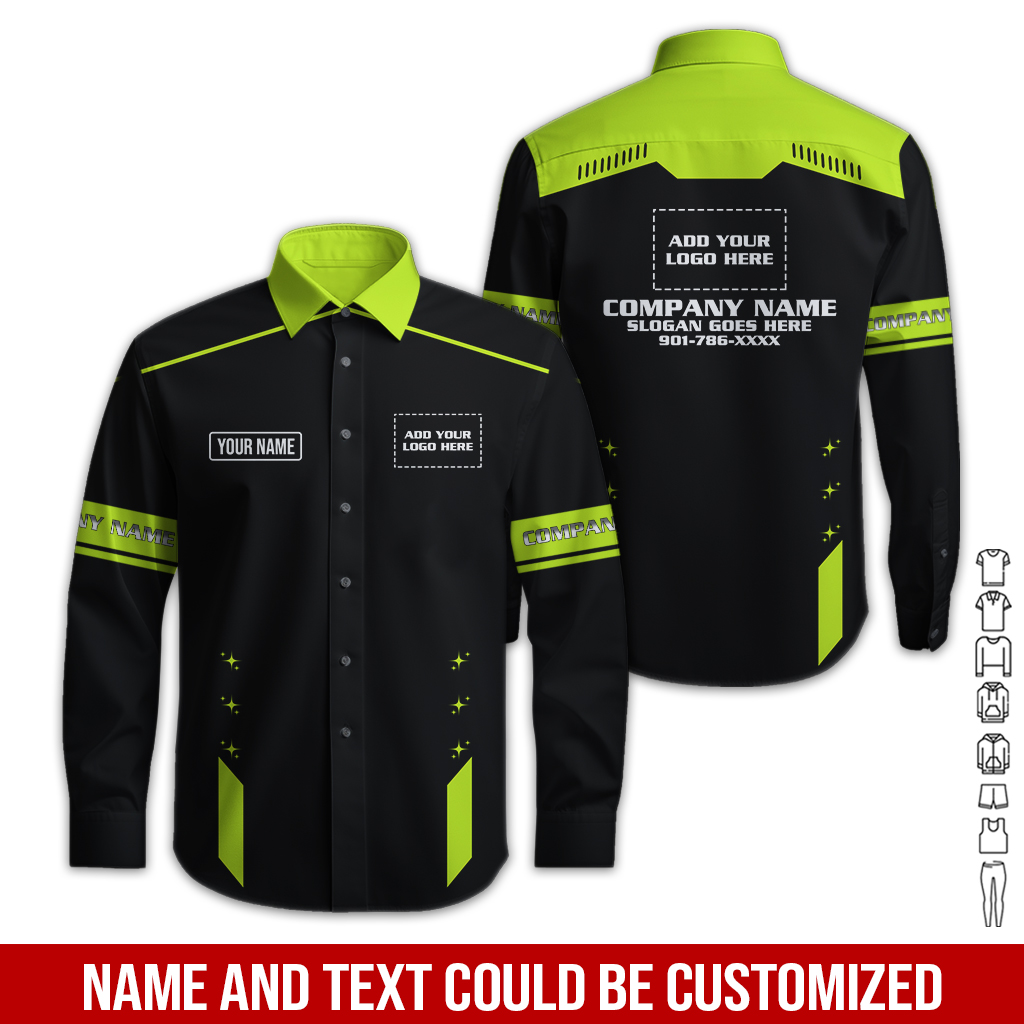 6141638-custom-company-brand-uniform-shirt-personalized-name-logo-colors-gl197-7.jpg Custom Company Brand Uniform Shirt – Custom Name, - photo 7