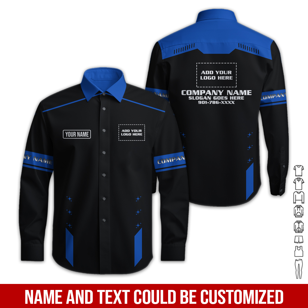 6141638-custom-company-brand-uniform-shirt-personalized-name-logo-colors-gl197-79.jpg Custom Company Brand Uniform Shirt – Custom Name, - photo 79