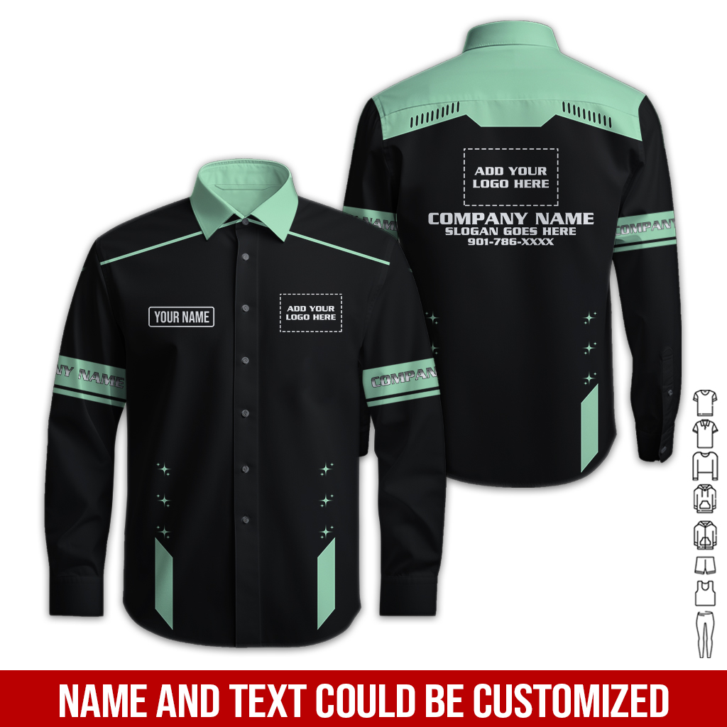 6141638-custom-company-brand-uniform-shirt-personalized-name-logo-colors-gl197-88.jpg Custom Company Brand Uniform Shirt – Custom Name, - photo 88