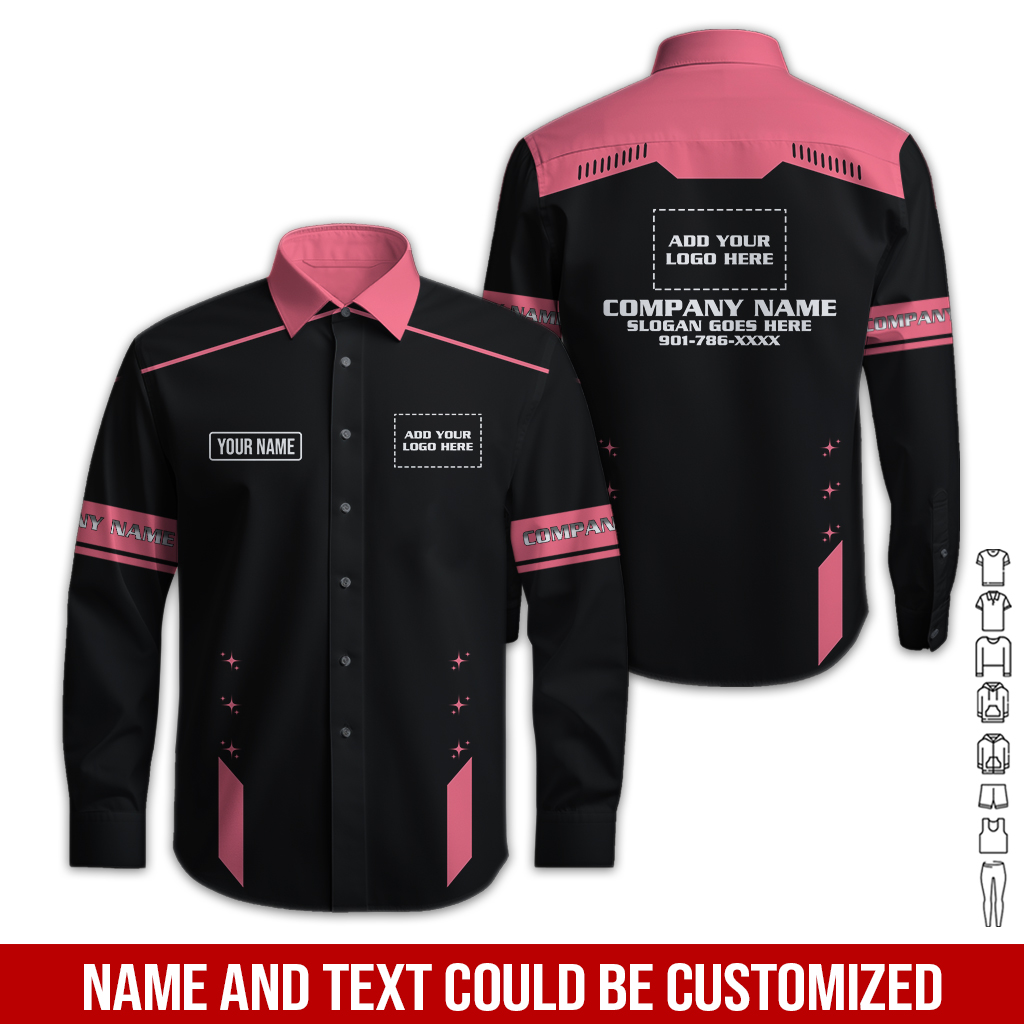 6141638-custom-company-brand-uniform-shirt-personalized-name-logo-colors-gl197-97.jpg Custom Company Brand Uniform Shirt – Custom Name, - photo 97